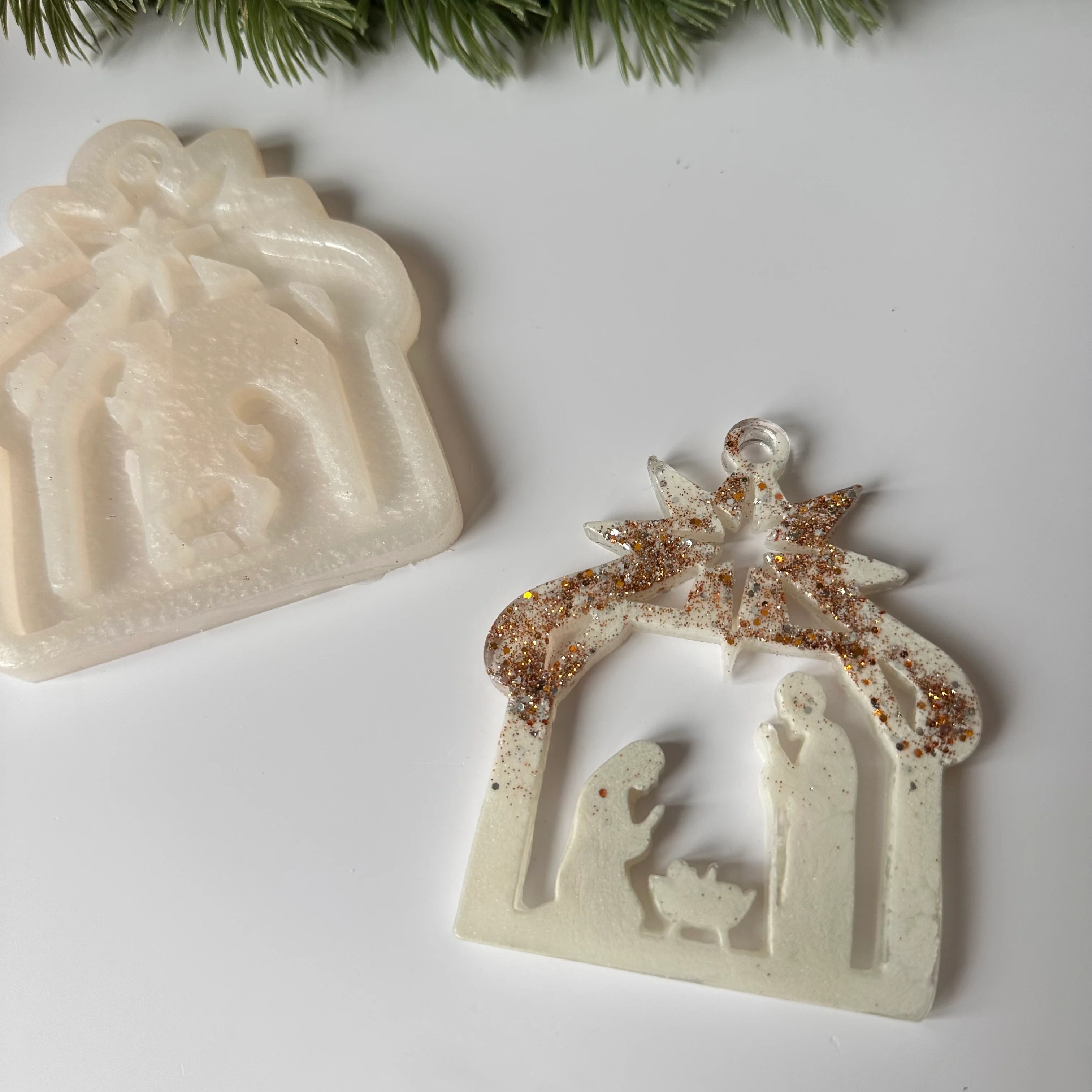 Nativity Scene Silicone Mold 2