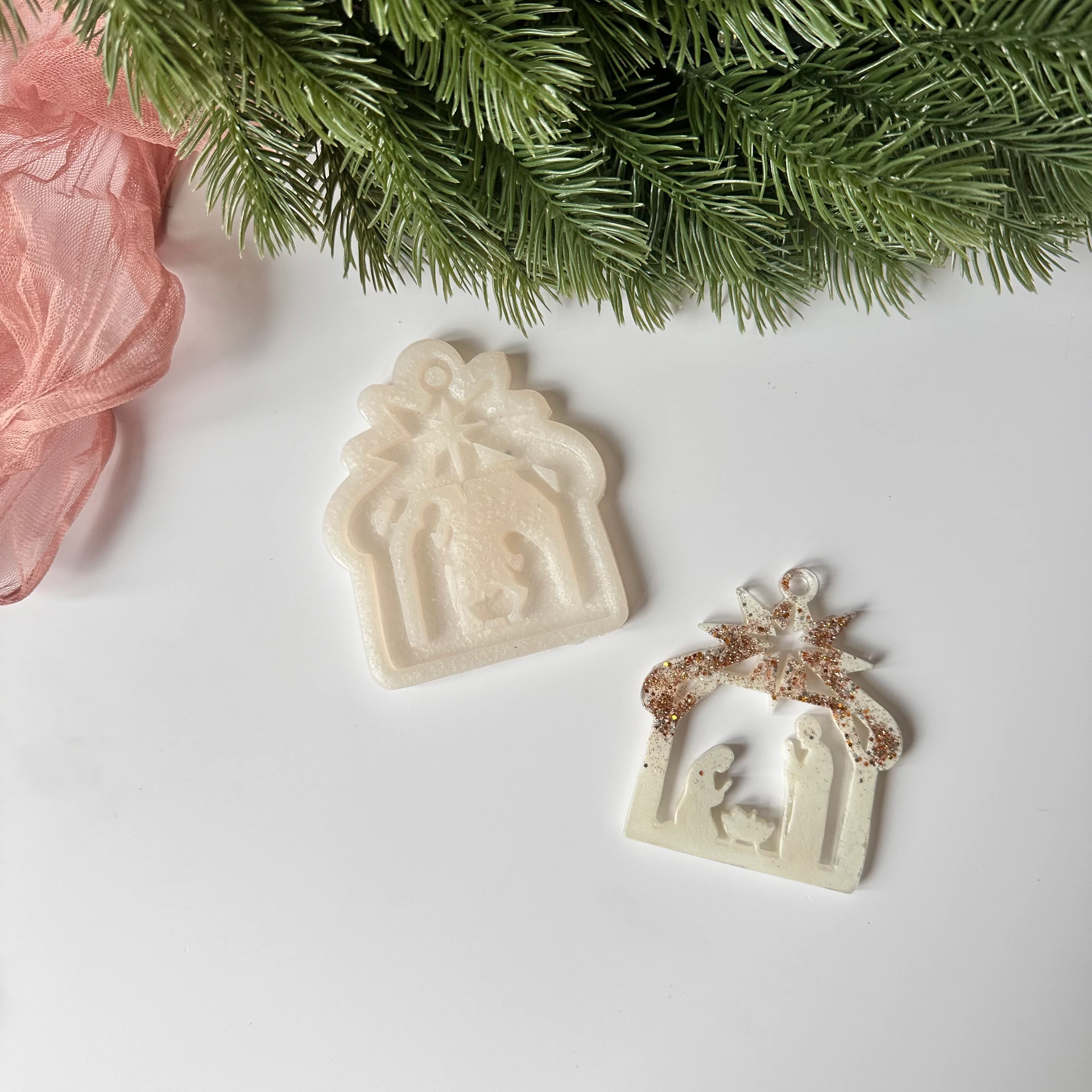 Nativity Scene Silicone Mold 3