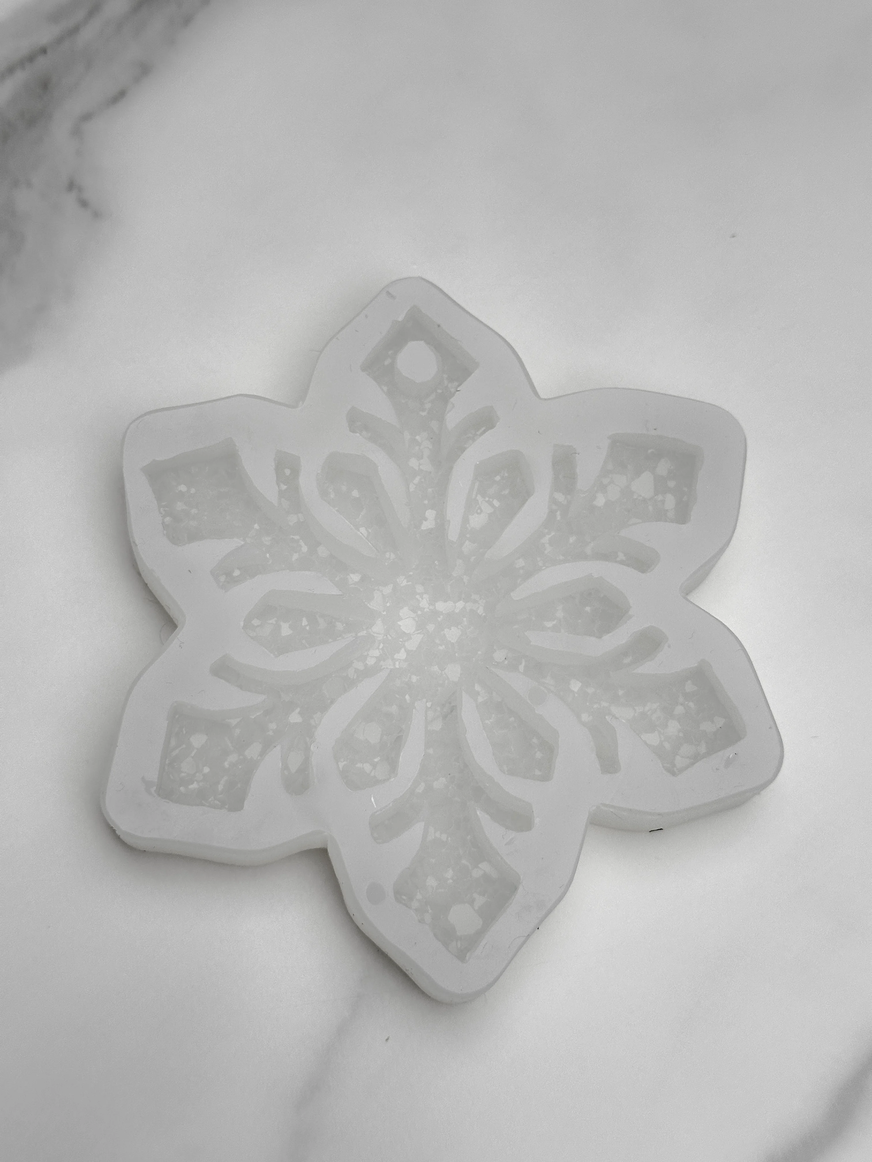 Silicone Mold “Snowflake with Crystals