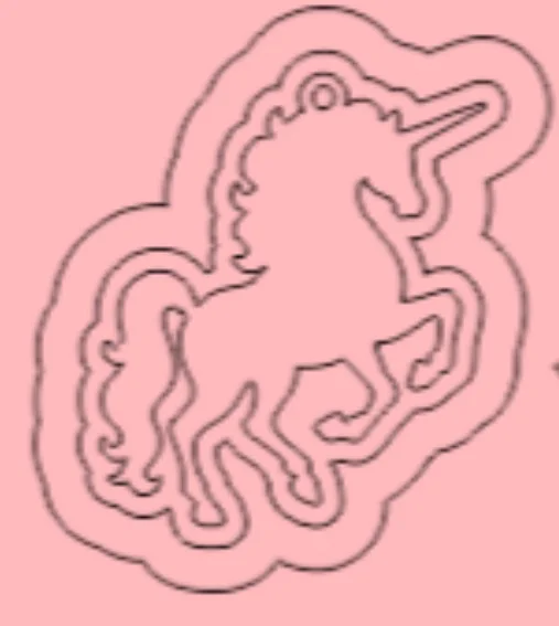 Silicone Mold "Unicorn" 2