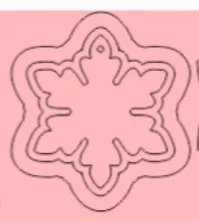 Silicone Mold “Snowflake 2”