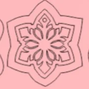 Silicone Mold “Snowflake 3”