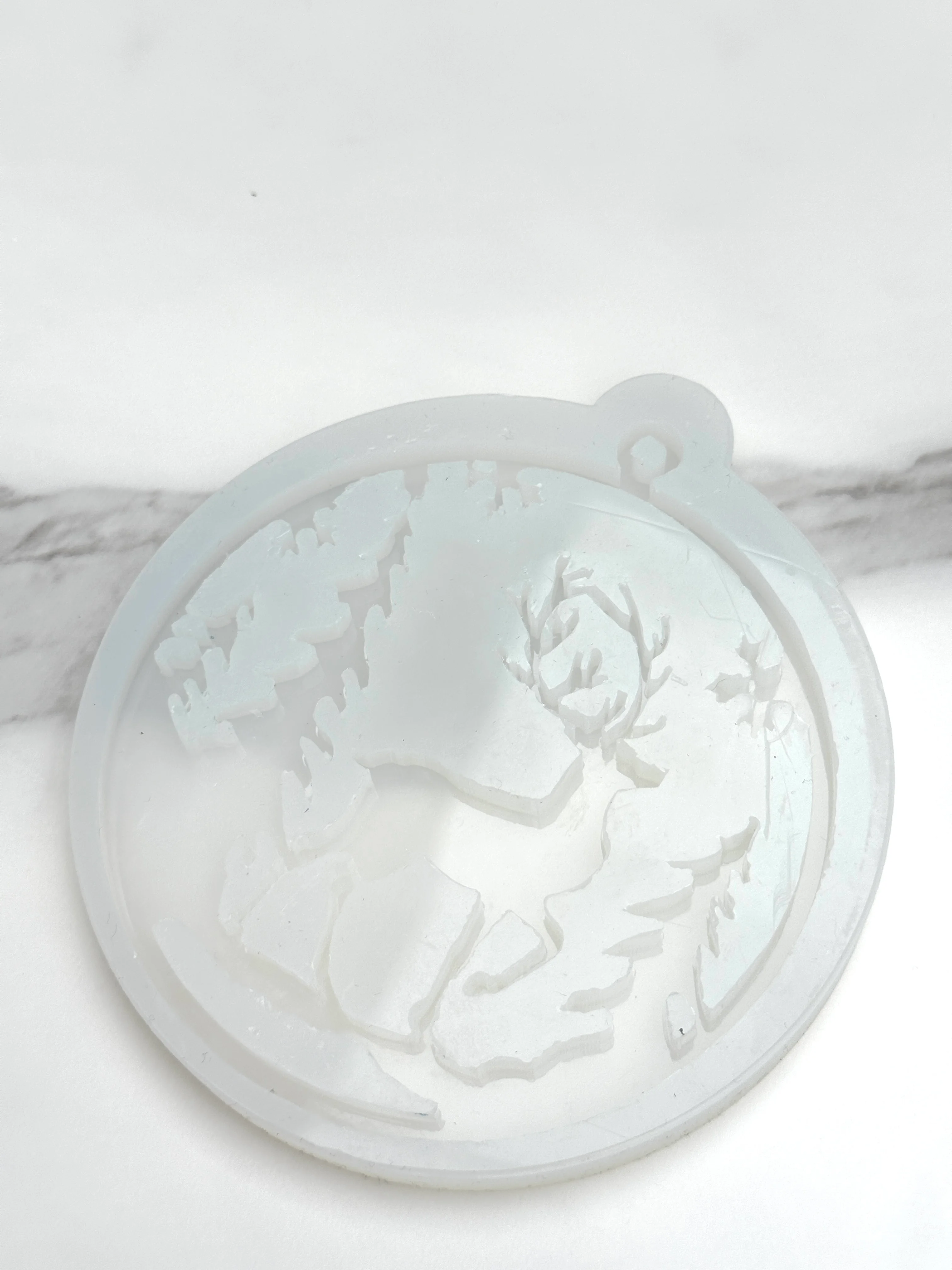 Silicone Mold “Deer and Winter Forest” 3